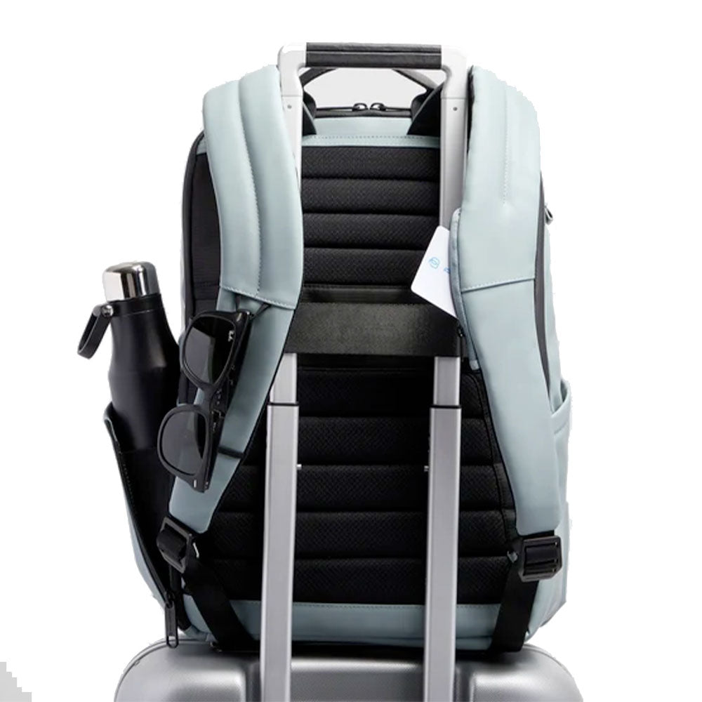 Zaino PIQUADRO Con Porta Pc 15,6" in Tessuto Azzurro Linea Corner 2.0 - CA6465C2OW