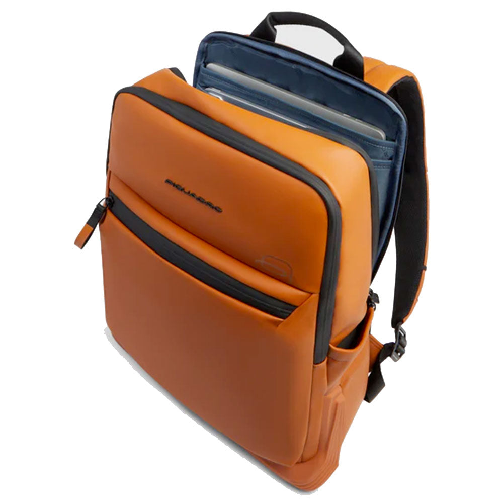 Zaino PIQUADRO Con Porta Pc 15,6" in Tessuto Cuoio Linea Corner 2.0 - CA6465C2OW