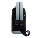 Light Blue Rubberised Fabric Sling Bag PIQUADRO Corner 2.0 - CA6466C2OW