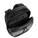 PIQUADRO Rucksack mit Laptopfach 14 Zoll aus Stoff und Leder in Schwarz Modell Orion - CA6620S136