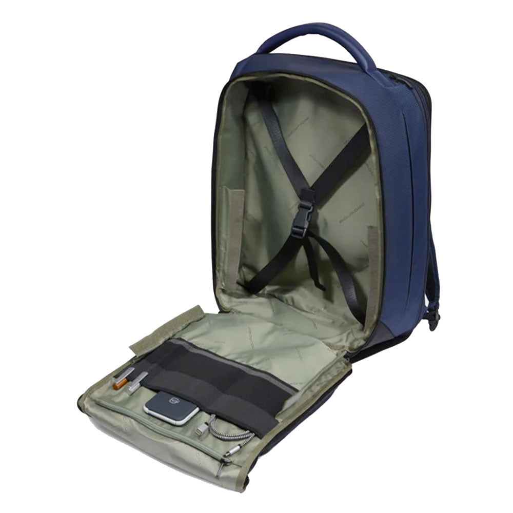 Zaino da Bici PIQUADRO in Nylon Riciclato Blu con Porta Pc 17,3" Linea PQ-Earth - CA6631S137