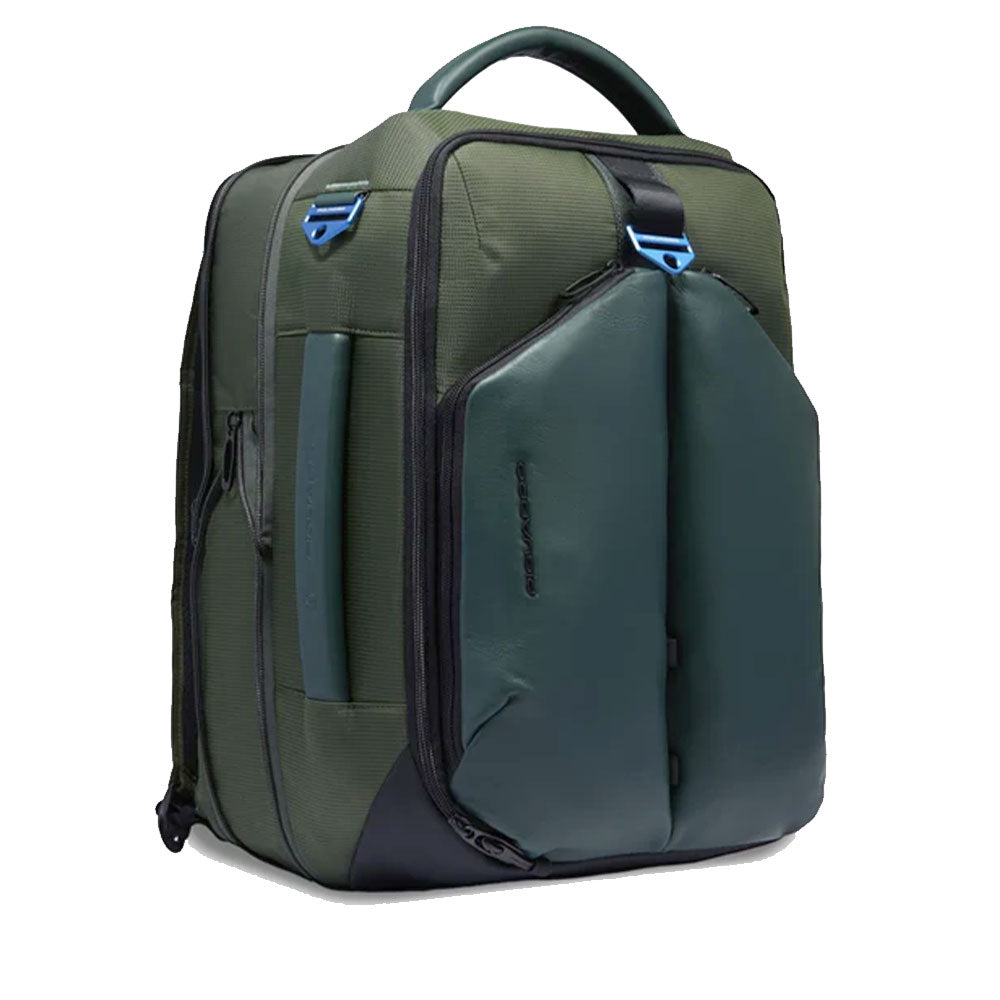 Zaino da Bici PIQUADRO in Nylon Riciclato Verde con Porta Pc 17,3" Linea PQ-Earth - CA6631S137