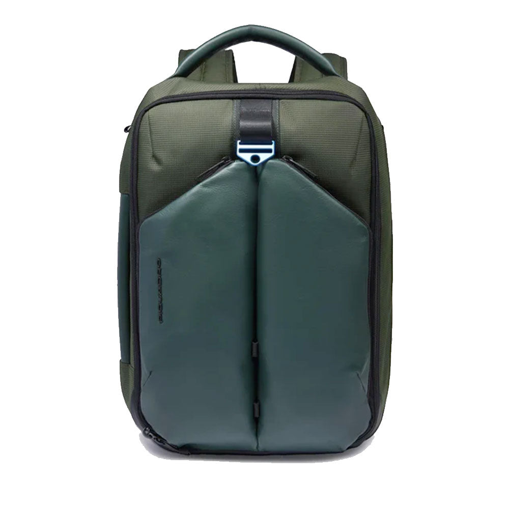Zaino da Bici PIQUADRO in Nylon Riciclato Verde con Porta Pc 17,3" Linea PQ-Earth - CA6631S137