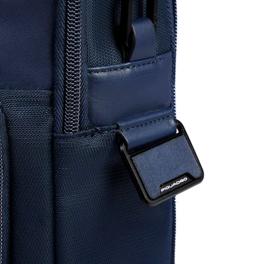 Cartella PIQUADRO Porta Pc 15,6" Linea Wollem in Tessuto e Pelle Blu - CA6637W129