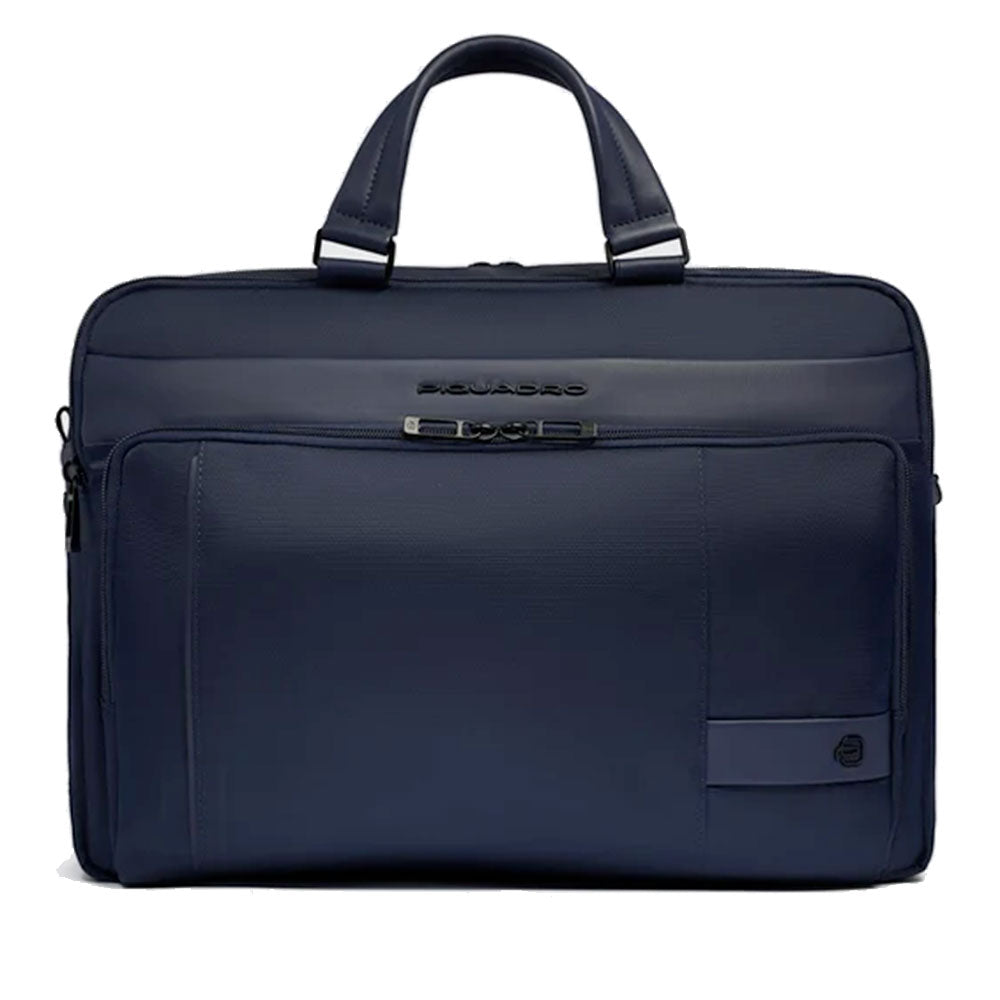Cartella PIQUADRO Porta Pc 15,6" Linea Wollem in Tessuto e Pelle Blu - CA6637W129