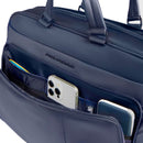 Cartella PIQUADRO Porta Pc 15,6" Linea Wollem in Tessuto e Pelle Blu - CA6637W129