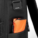 Zaino PIQUADRO da Viaggio con Porta Pc 14" in Tessuto e Pelle Colore Nero Linea Wollem - CA6638W129