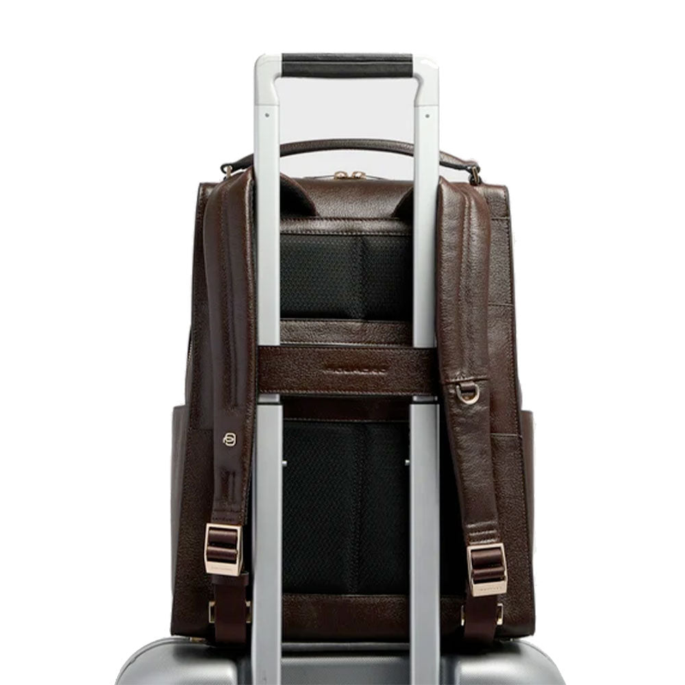 Zaino Donna PIQUADRO Porta Computer 14" in Pelle Marrone - CA6772W140