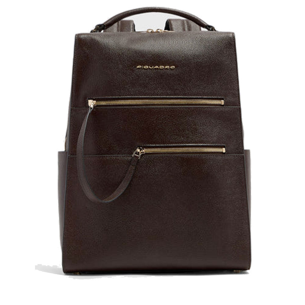 Zaino Donna PIQUADRO Porta Computer 14" in Pelle Marrone - CA6772W140