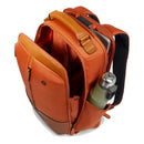 PIQUADRO Rucksack mit Laptopfach 13 Zoll aus Stoff und Leder in Orange - CA6823W138