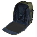 PIQUADRO Kabinenrucksack mit Laptopfach 15,6 Zoll aus Stoff und Leder in Grün Modell City Bags - CA6905S140