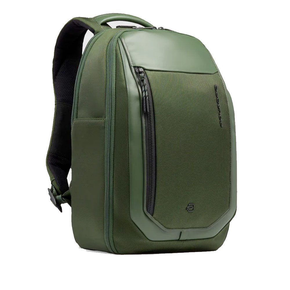 Zaino PIQUADRO Con Porta Pc 14" in Tessuto Verde Linea Lyss - CA6927S143BM