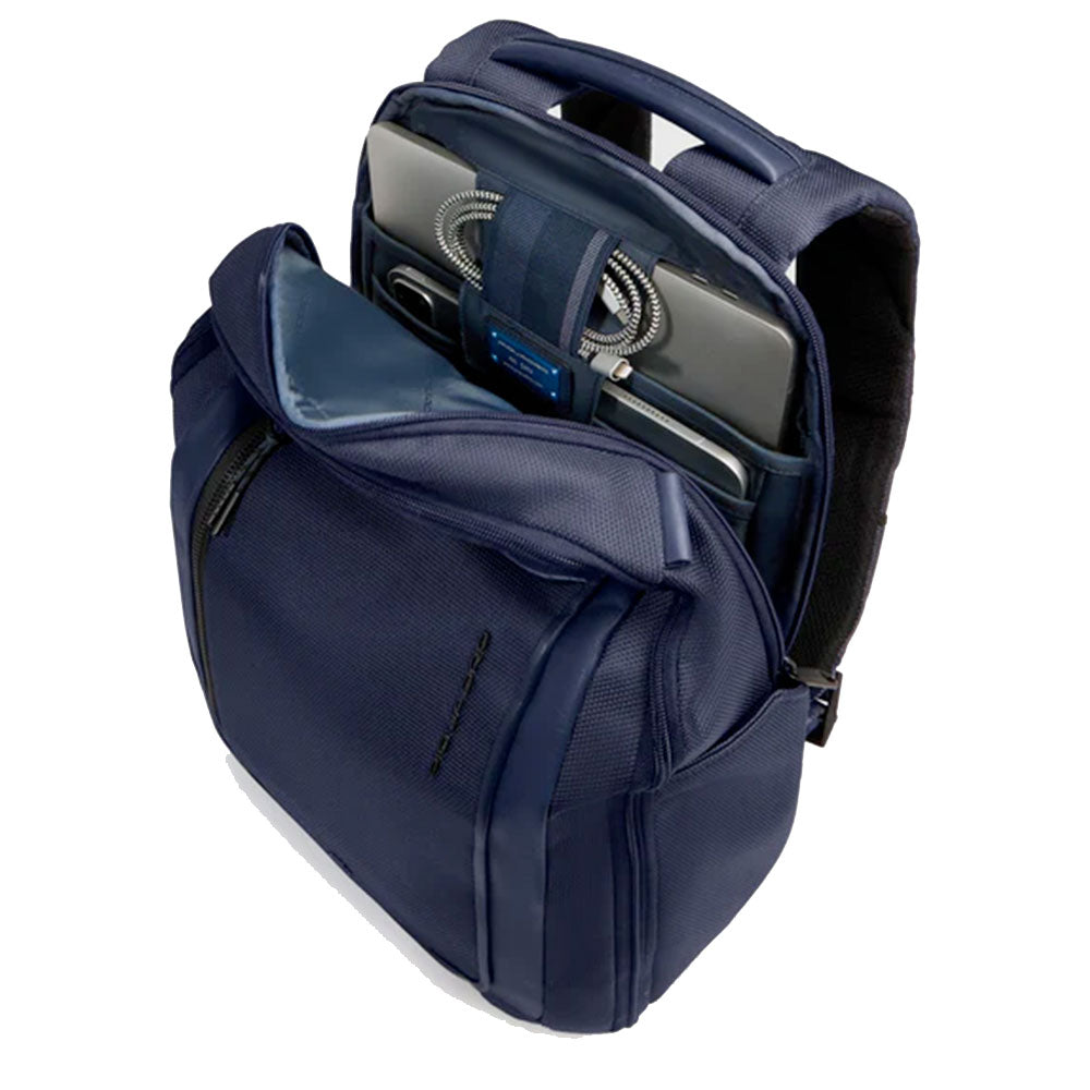 Zaino PIQUADRO Con Porta Pc 15,6" in Tessuto Blu Linea Lyss - CA6928S143BM