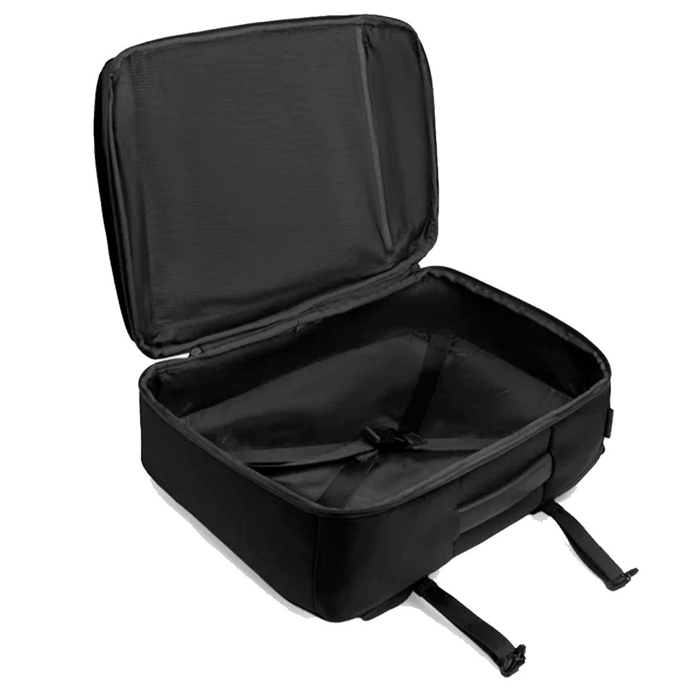Zaino da Bici PIQUADRO Con Porta Pc 15,6" in Tessuto e Pelle Colore Nero Linea Lyss - CA6929S143BM