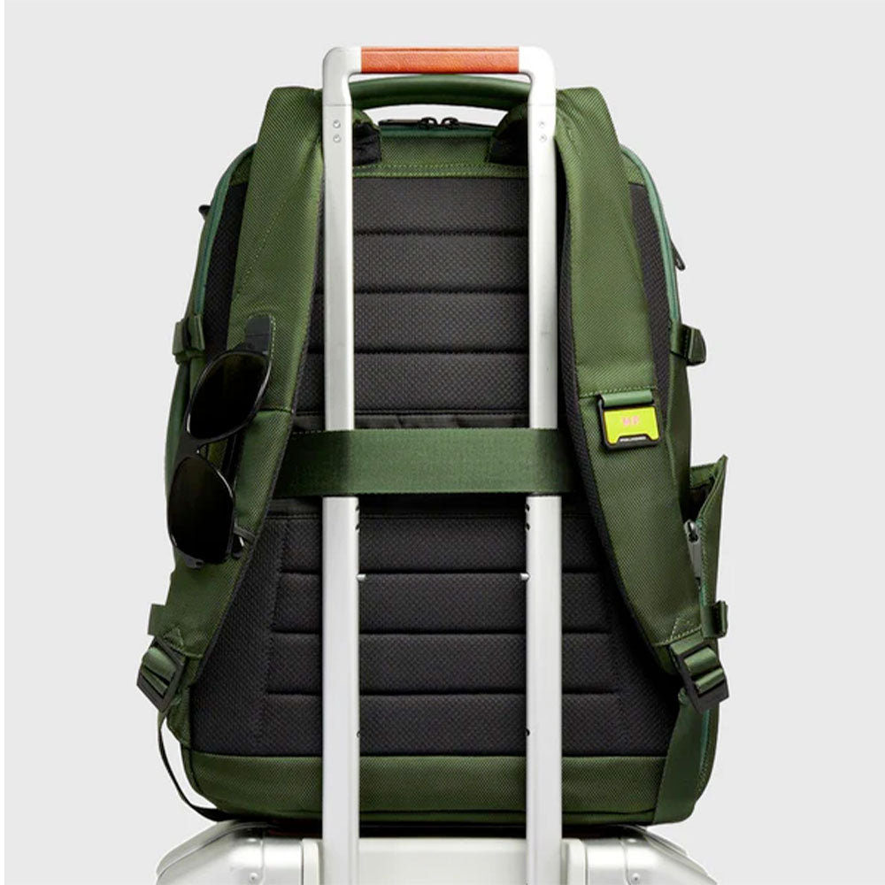 PIQUADRO Fahrradrucksack mit Laptopfach 15,6 Zoll aus Stoff und Leder – Cuoieriashop