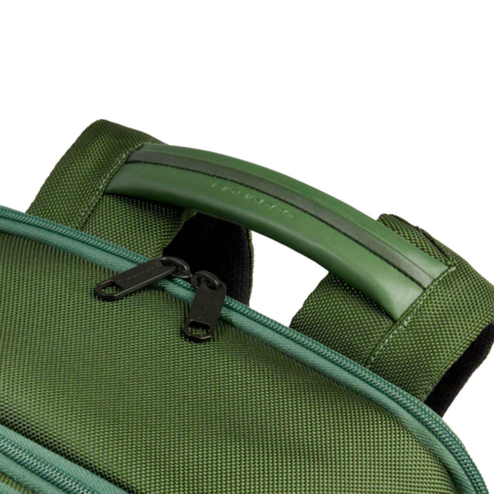 Zaino da Bici PIQUADRO Con Porta Pc 15,6" in Tessuto e Pelle Verde Linea Lyss - CA6929S143BM