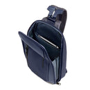 Monospalla Porta iPad mini PIQUADRO linea Lyss in Tessuto e Pelle Blu - CA6934S143