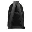 Monospalla Porta iPad mini PIQUADRO linea Lyss in Tessuto e Pelle Colore Nero - CA6934S143