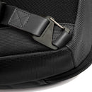Monospalla Porta iPad mini PIQUADRO linea Lyss in Tessuto e Pelle Colore Nero - CA6934S143
