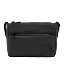 Herren-Umhängetasche Horizontal PIQUADRO aus schwarzem Stoff Modell Corner 2.0 - CA6943W129W