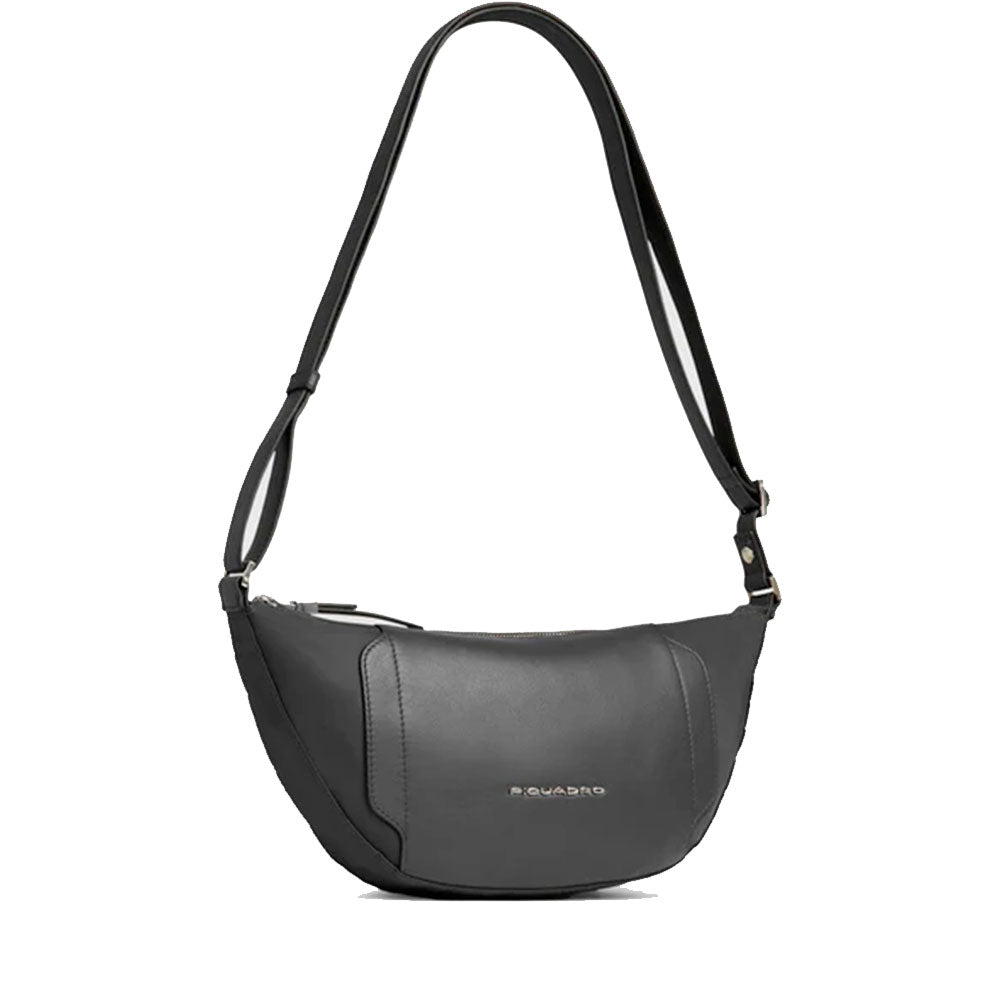 Marsupio Donna PIQUADRO in Pelle e Tessuto Nero Linea Circle - CA6955W92T