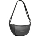 Marsupio Donna PIQUADRO in Pelle e Tessuto Nero Linea Circle - CA6955W92T