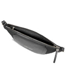 Marsupio Donna PIQUADRO in Pelle e Tessuto Nero Linea Circle - CA6955W92T