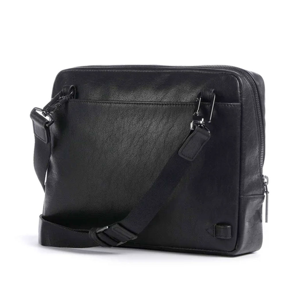 Borsello Uomo Orizzontale PIQUADRO in Pelle Nera - CA7029S141