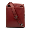 Herren-Umhängetasche mit iPad-Fach PIQUADRO Modell Solm aus cognacfarbenem Leder - CA7031S141