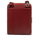 Herren-Umhängetasche mit iPad-Fach PIQUADRO Modell Solm aus cognacfarbenem Leder - CA7031S141