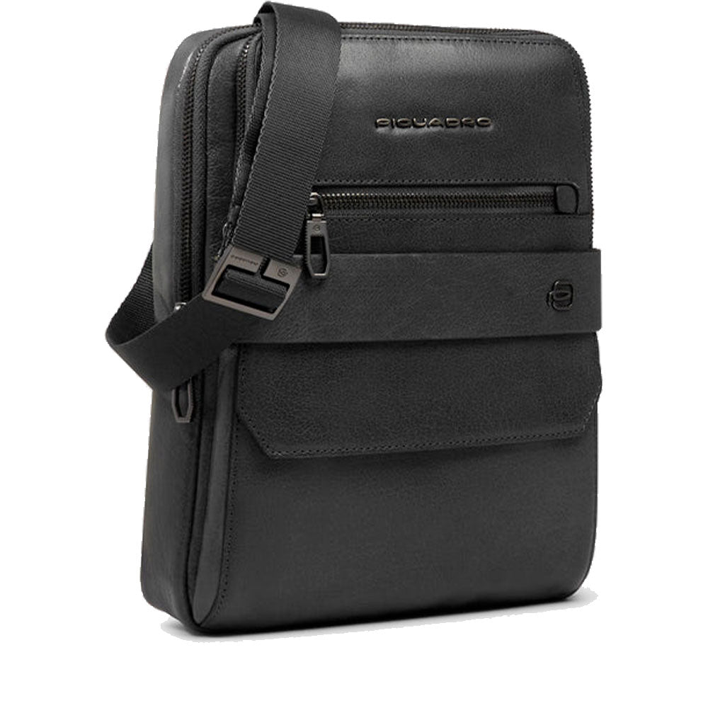 Borsello Uomo Porta iPad PIQUADRO linea Solm in Pelle Nero - CA7031S141