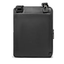Herren-Umhängetasche mit iPad-Fach PIQUADRO Modell Solm aus schwarzem Leder - CA7031S141