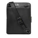 Herren-Umhängetasche mit iPad-Fach PIQUADRO Modell Solm aus schwarzem Leder - CA7031S141