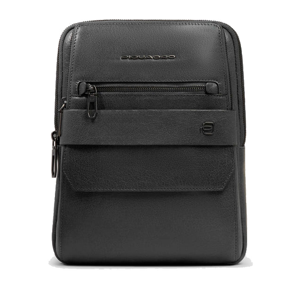 Borsello Uomo Porta iPad PIQUADRO linea Solm in Pelle Nero - CA7031S141