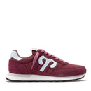 Sneakers Donna WUSHU RUYI Club 50 in Suede e Nylon Bordeaux