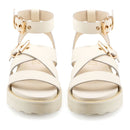 Sandali Donna CULT Ziggy 3442 in Pelle Off White