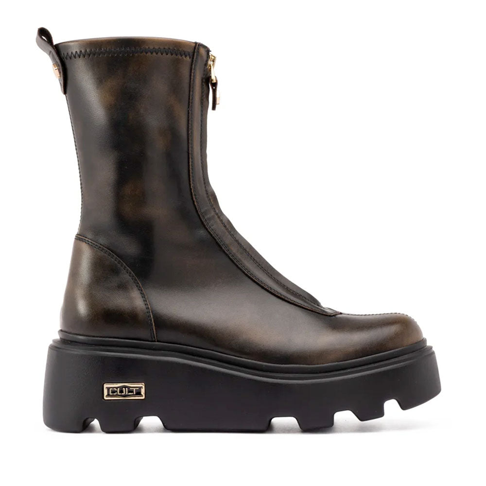 Stivali Donna CULT New Rock 3554 in Pelle Marrone