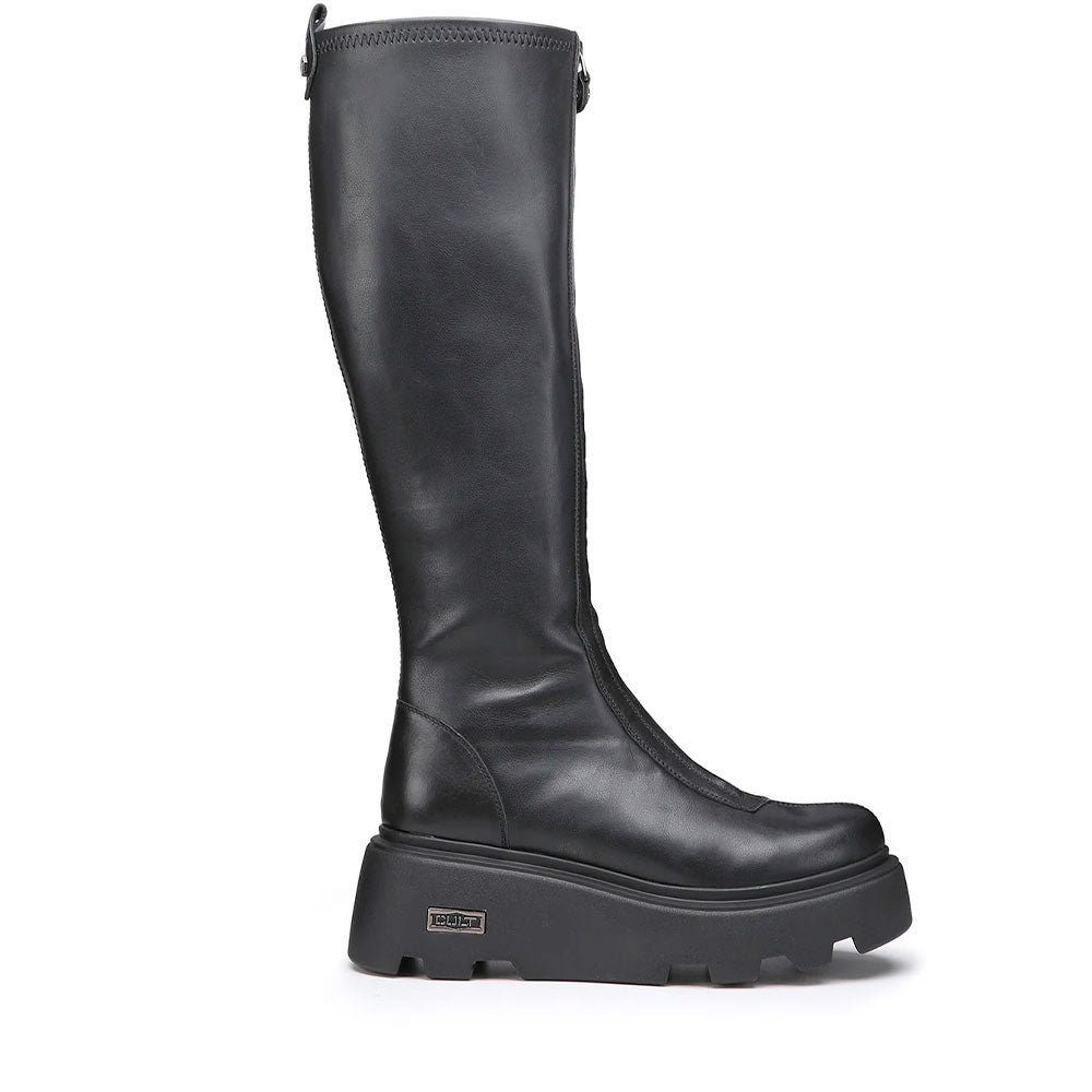 Stivali Alti Donna CULT New Rock 3555 in Pelle Nera