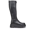 Stivali Alti Donna CULT New Rock 3555 in Pelle Nera