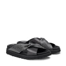 Ciabatte Donna CULT Lizzo 4464 in Pelle Nera con Borchie