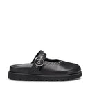 CULT Lizzo 4467 Damensandalen aus schwarzem Leder mit Nieten