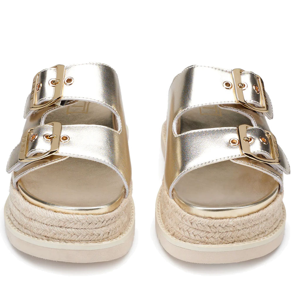 Ciabatte Platform CULT Doja 4515 in Pelle Oro