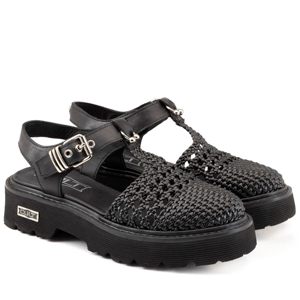 Sandali CULT Slash 4684 in Pelle Nera