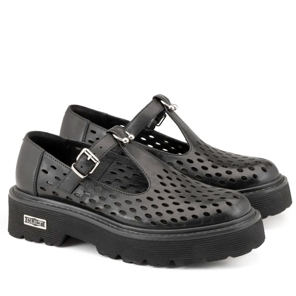 Cult Slash 4688 Sandalen Damen Schwarz