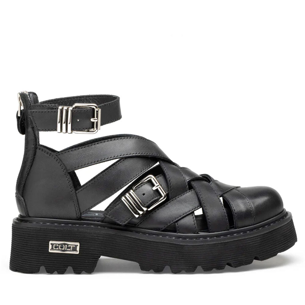 Cult Slash 4694 Sandalen Damen Schwarz