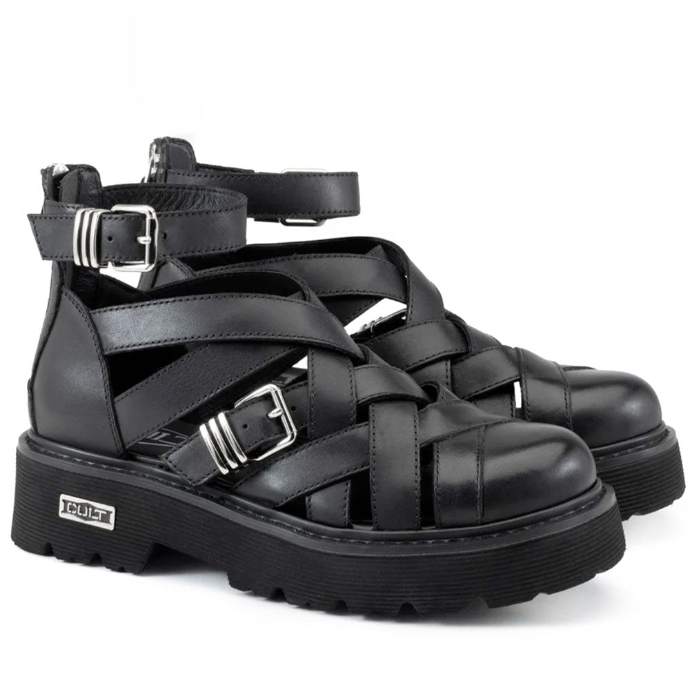 Cult Slash 4694 Sandalen Damen Schwarz