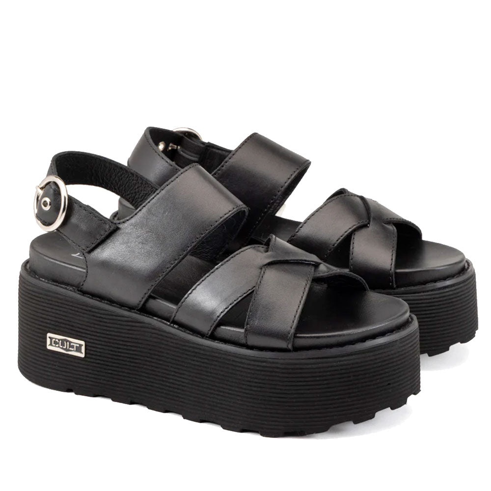 Sandali Donna CULT Nancy 4745 in Pelle Nera