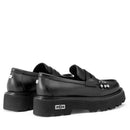 Scarpe Donna CULT Slash 4818 Mocassino in Pelle Nera con Borchie Applicate