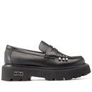 Scarpe Donna CULT Slash 4818 Mocassino in Pelle Nera con Borchie Applicate