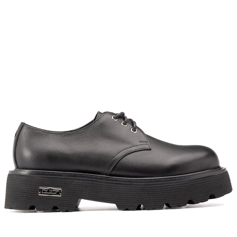 Scarpe Donna CULT Stringate Linea Slash 4819 in Pelle Nera